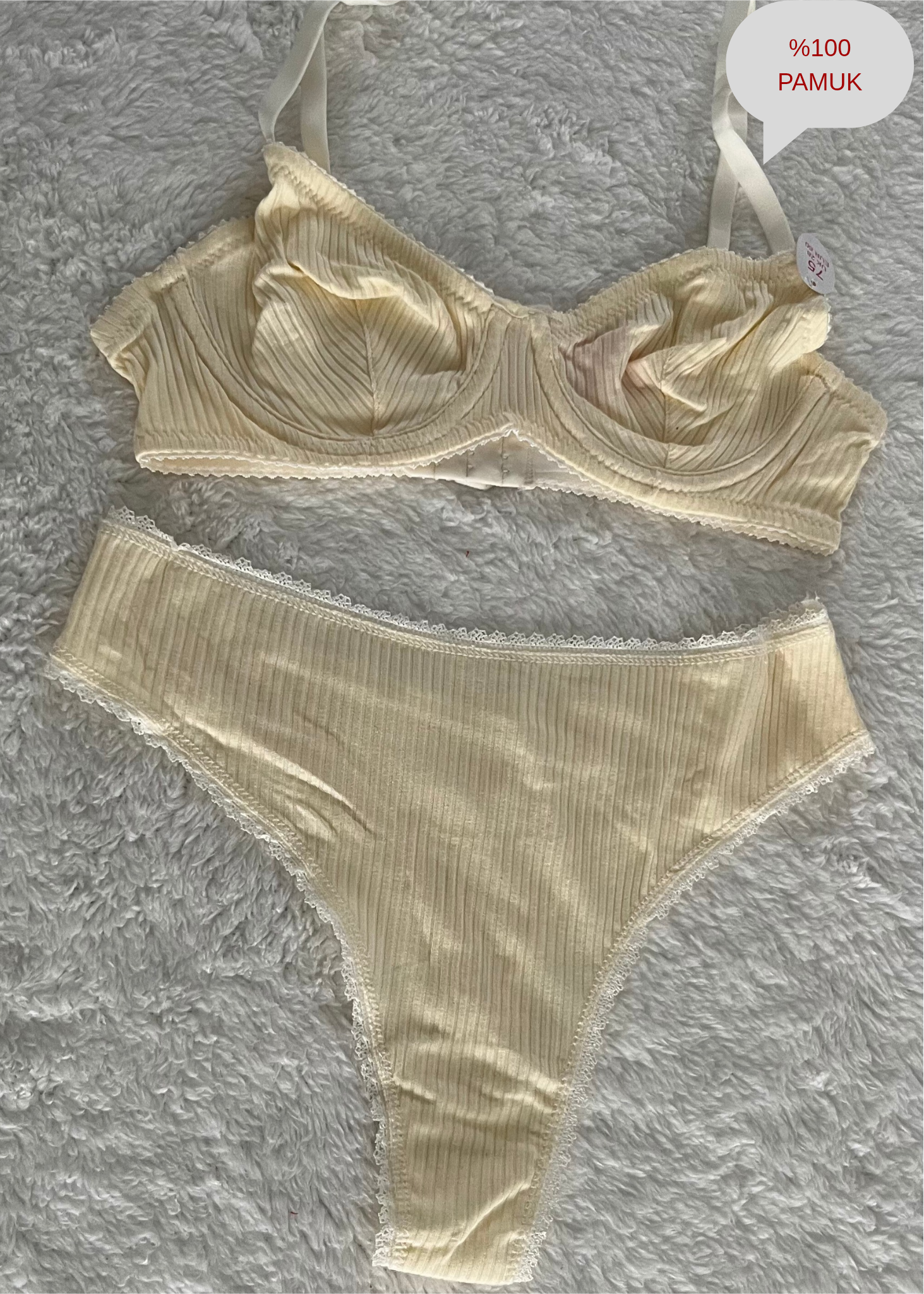 Berry Pamuklu Takım Sarı